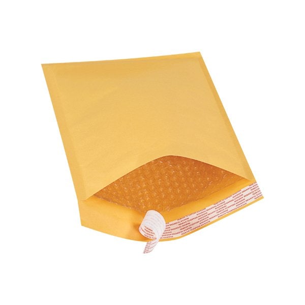 Bsc Preferred 8-1/2 x 12'' Kraft No 2 Self-Seal Bubble Mailers, 25PK B855SS25PK - main